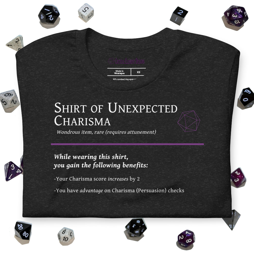 Shirt of Unexpected Charisma | Enchanted T-shirt