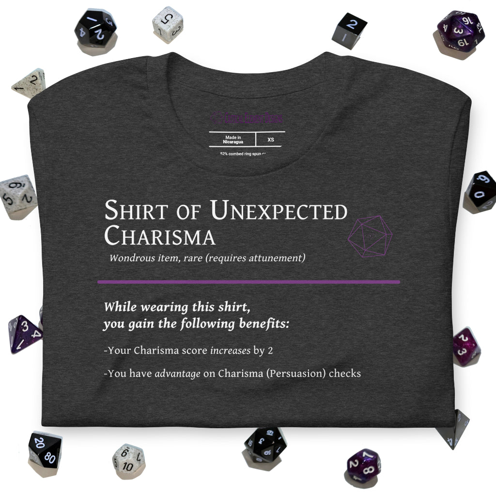 Shirt of Unexpected Charisma | Enchanted T-shirt