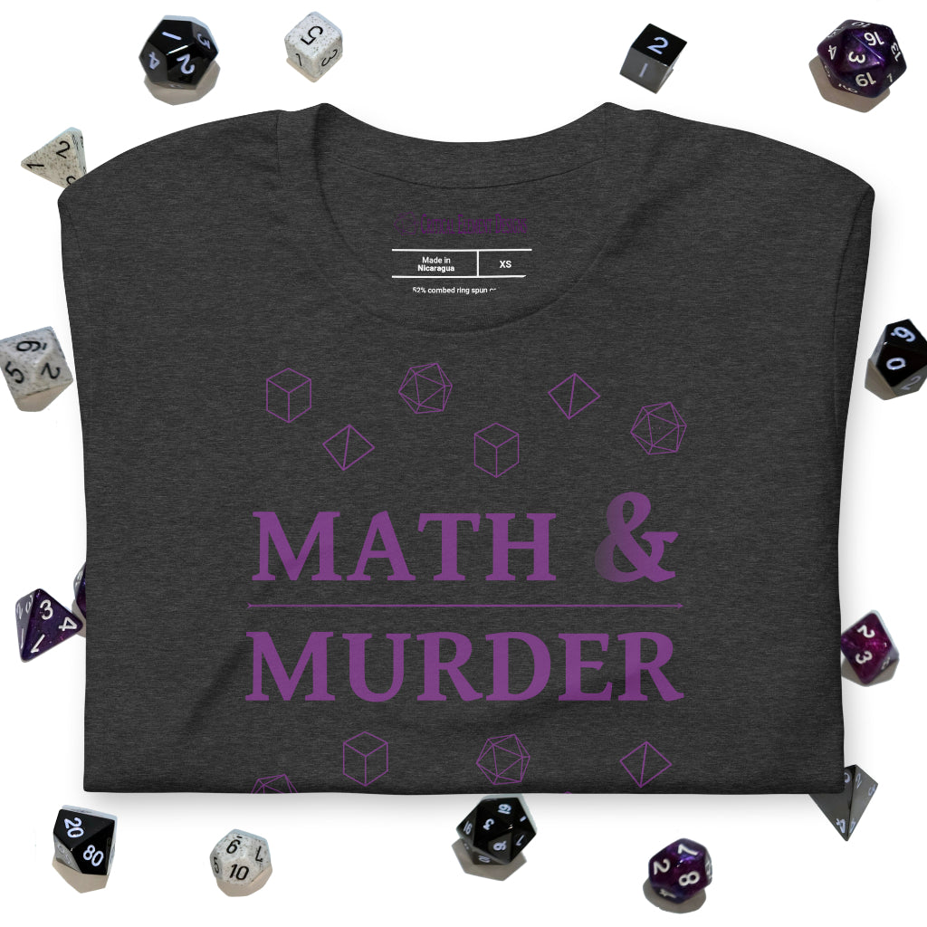 Math & Murder | Unisex t-shirt