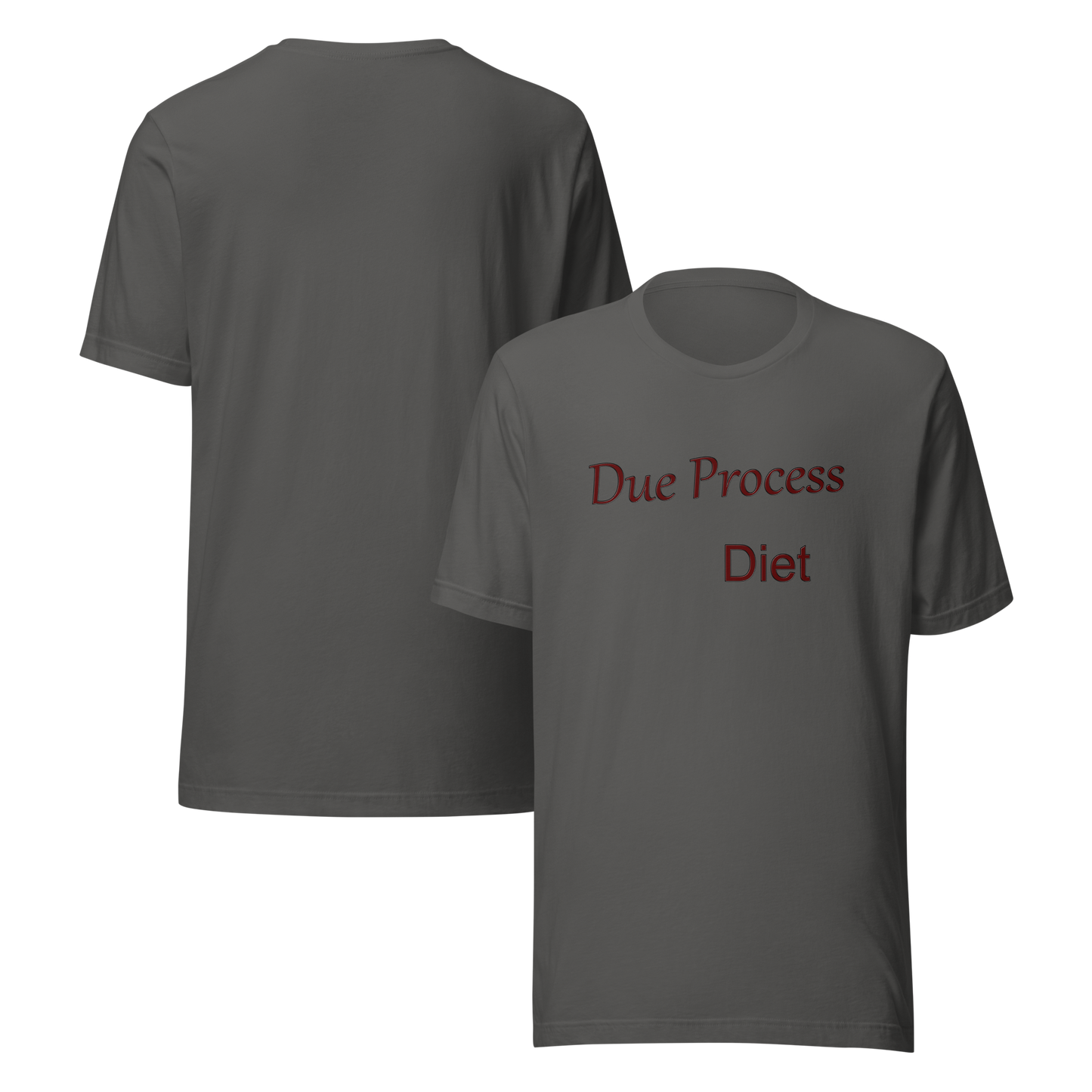 Due Process Diet - Unisex t-shirt