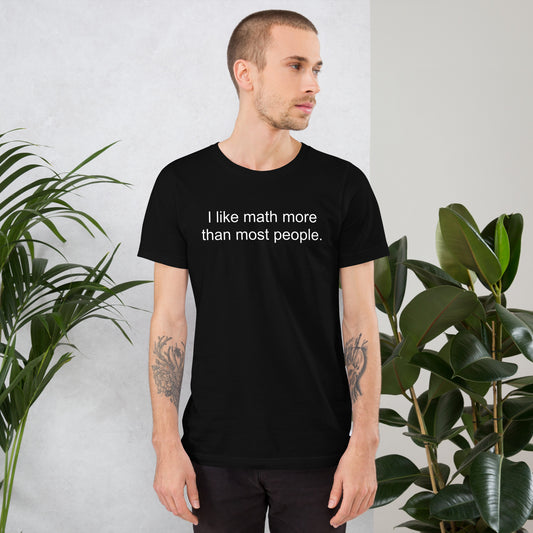 Math vs People | Unisex T-Shirt