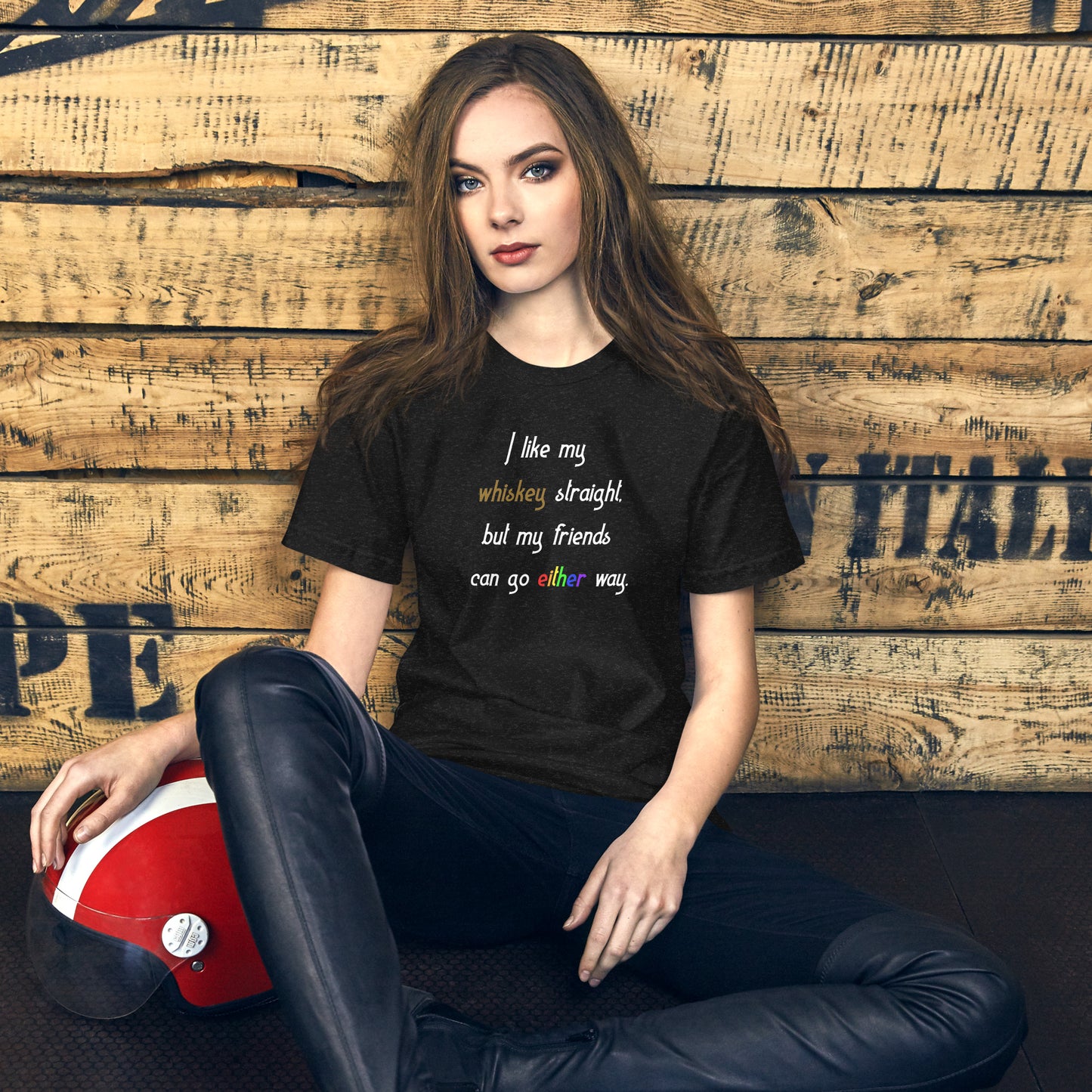 Good Whiskey, Better Friends - Inclusive T-Shirt