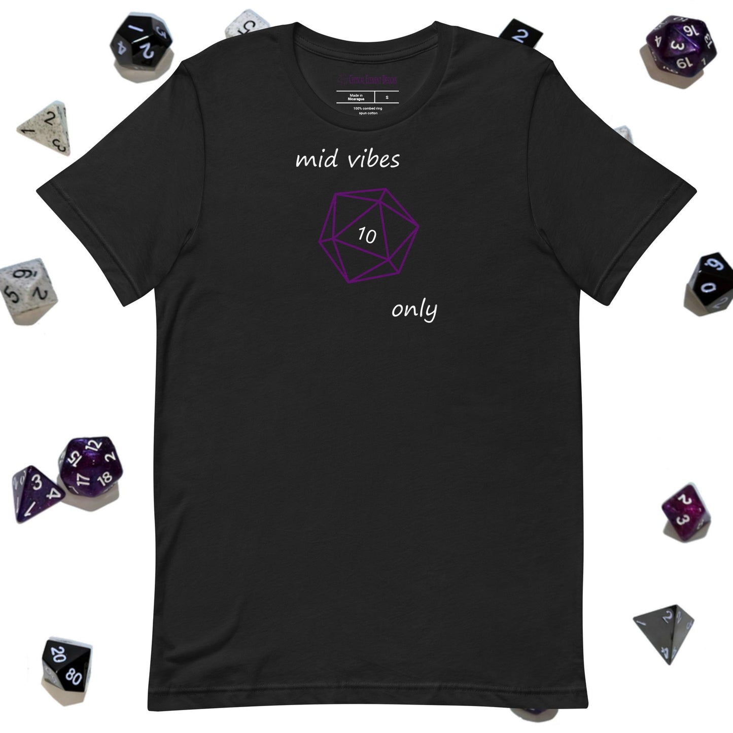 mid vibes only - unisex t-shirt