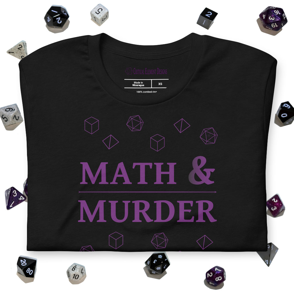 Math & Murder | Unisex t-shirt