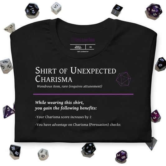Shirt of Unexpected Charisma | Enchanted T-shirt