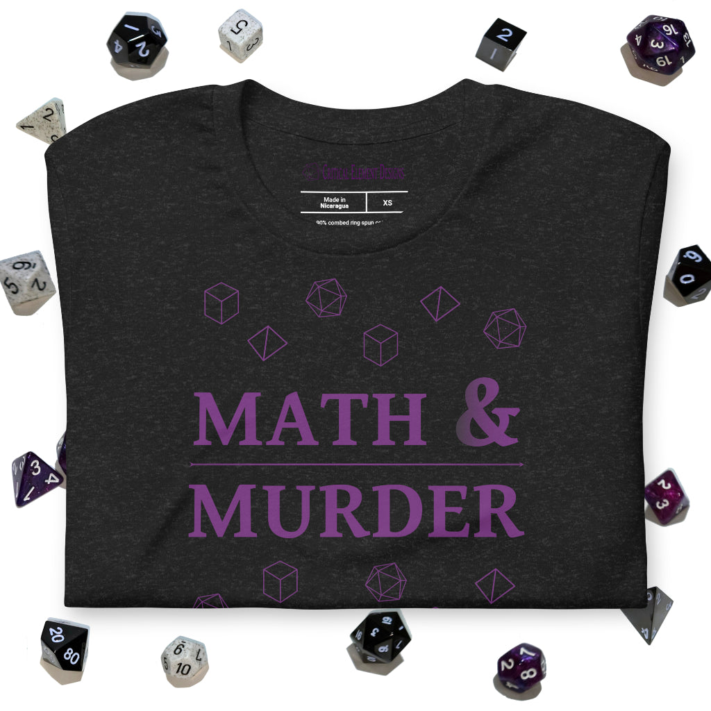 Math & Murder | Unisex t-shirt