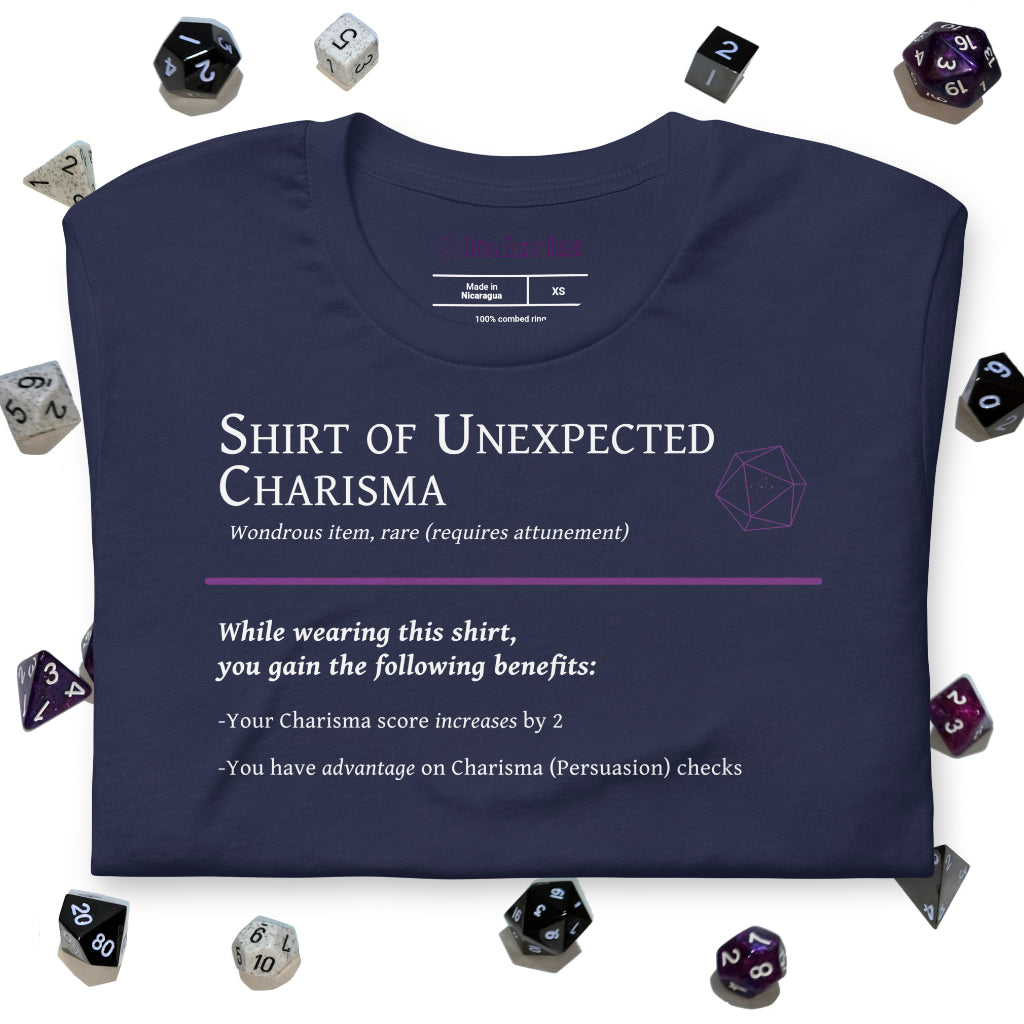 Shirt of Unexpected Charisma | Enchanted T-shirt