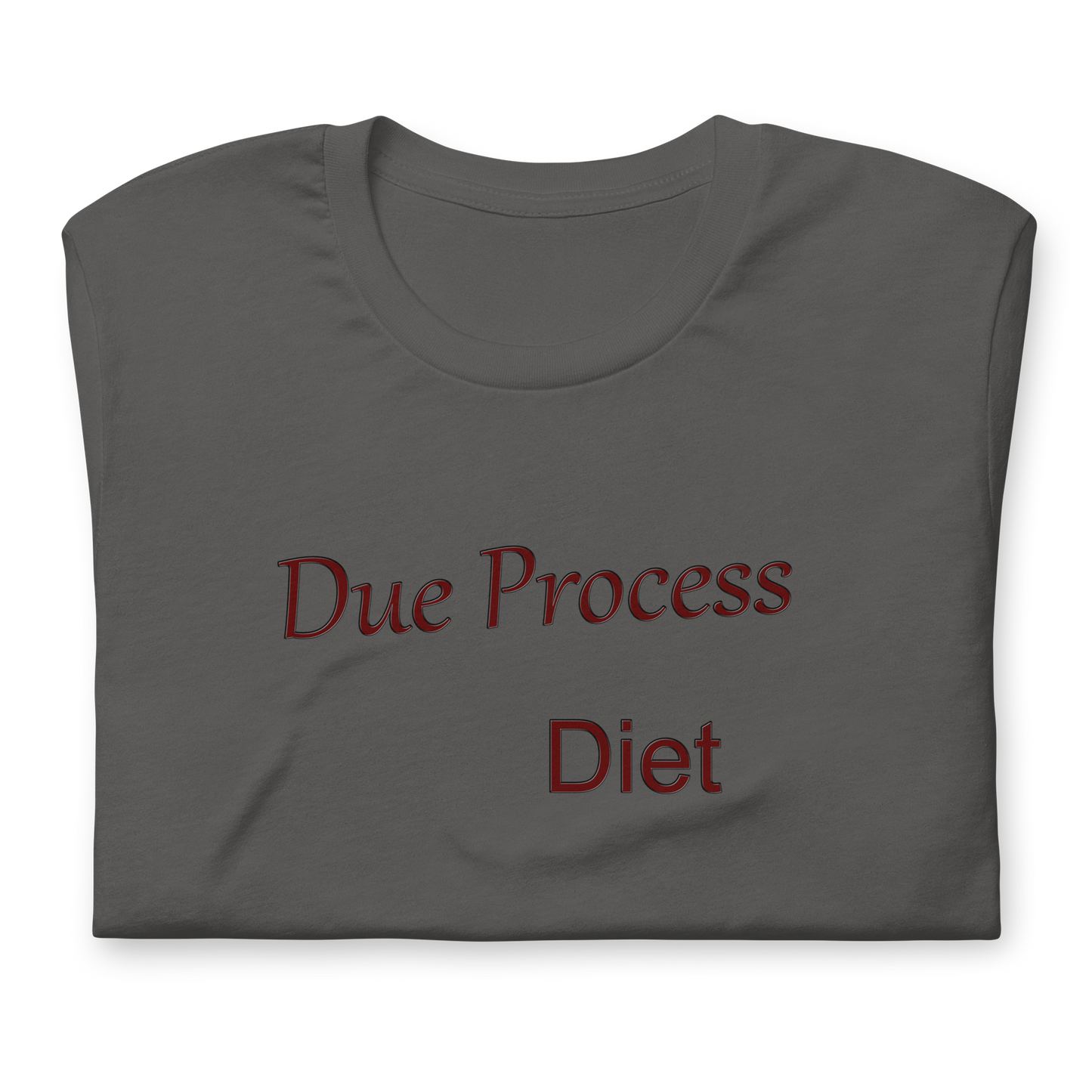 Due Process Diet - Unisex t-shirt