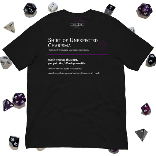 Shirt of Unexpected Charisma | Enchanted T-shirt