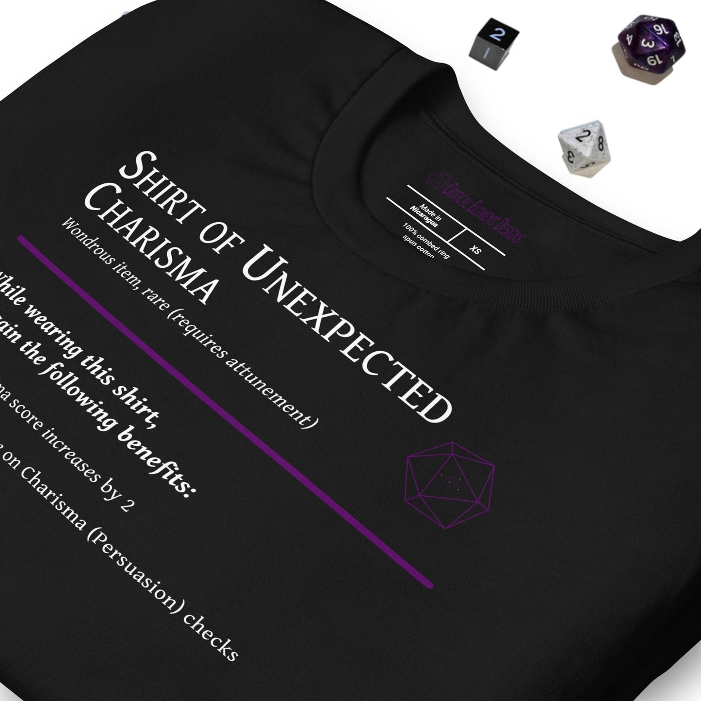 Shirt of Unexpected Charisma | Enchanted T-shirt