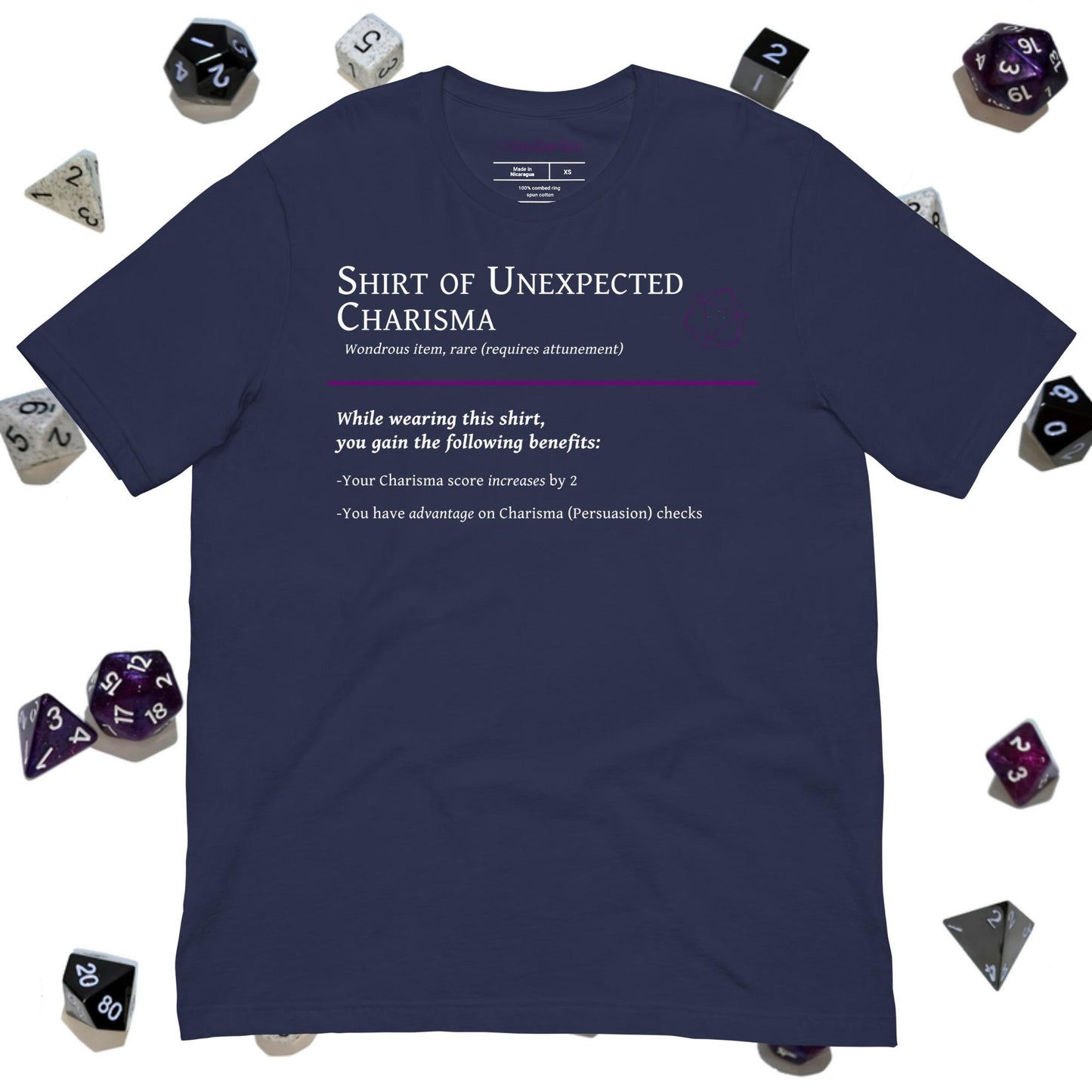 Shirt of Unexpected Charisma | Enchanted T-shirt