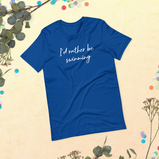 Go Swimming | Unisex Casual T-Shirt